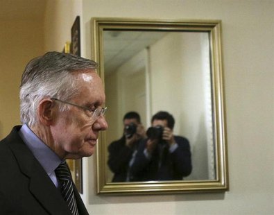 Senate Majority Leader Harry Reid (D-NV) arrives at a press conference on Capitol Hill in Washington November 21, 2013. REUTERS/Gary Cameron Senate Majority Leader Harry Reid (D-NV) arrives at a press conference on Capitol Hill in Washington November 21, 2013. REUTERS/Gary Cameron