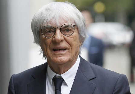 Formula One Chief Executive Bernie Ecclestone arrives at the High Court in central London November 6, 2013. Ecclestone was due to appear as Formula One Chief Executive Bernie Ecclestone arrives at the High Court in central London November 6, 2013. Ecclestone was due to appear as