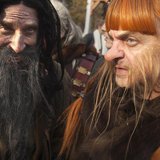 People dressed up as dwarves film a promotional video for the "The Hobbit: The Desolation of Smaug" at Belvedere Castle in Central Park, New People dressed up as dwarves film a promotional video for the "The Hobbit: The Desolation of Smaug" at Belvedere Castle in Central Park, New