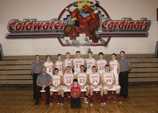2013-2014 Coldwater boys varsity basketball team 2013-2014 Coldwater boys varsity basketball team