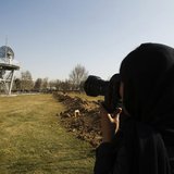 A photojournalist takes pictures at the Iranian Space Agency (ISA) in Mahdasht, about 60 km (37 miles) west of Tehran, February 29, 2012. RE A photojournalist takes pictures at the Iranian Space Agency (ISA) in Mahdasht, about 60 km (37 miles) west of Tehran, February 29, 2012. RE