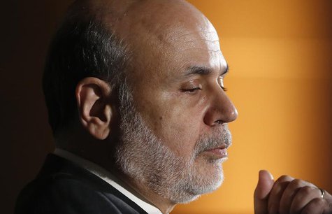 U.S. Federal Reserve Chairman Ben Bernanke speaks during an onstage interview at the National Economists Club annual dinner at the U.S. Cham U.S. Federal Reserve Chairman Ben Bernanke speaks during an onstage interview at the National Economists Club annual dinner at the U.S. Cham