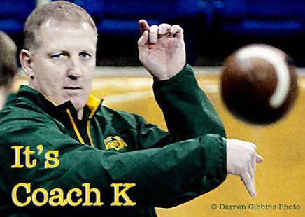 Chris Klieman takes over as NDSU head football coach. Klieman is shown above during his defensive coordinator duties. Chris Klieman takes over as NDSU head football coach. Klieman is shown above during his defensive coordinator duties.