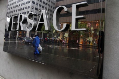 A sign is seen for high-end retail store Versace along 5th Avenue in New York May 19, 2013. REUTERS/Eric Thayer A sign is seen for high-end retail store Versace along 5th Avenue in New York May 19, 2013. REUTERS/Eric Thayer