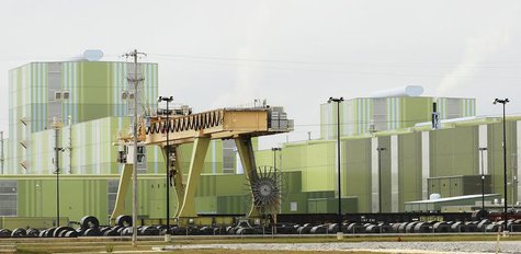 The steel coil yard at the ThyssenKrupp Steel USA factory is pictured in Calvert, Alabama November 22, 2013. REUTERS/Lyle Ratliff The steel coil yard at the ThyssenKrupp Steel USA factory is pictured in Calvert, Alabama November 22, 2013. REUTERS/Lyle Ratliff