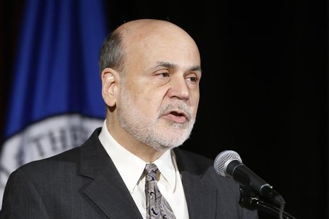 U.S. Federal Reserve Chairman Ben Bernanke addresses the National Economists Club annual dinner at the U.S. Chamber of Commerce in Washingto U.S. Federal Reserve Chairman Ben Bernanke addresses the National Economists Club annual dinner at the U.S. Chamber of Commerce in Washingto