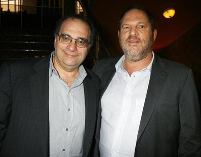 Bob Weinstein (L) and his brother Harvey Weinstein, the founders of The Weinstein Co., an independent motion picture studio, pose at the pre Bob Weinstein (L) and his brother Harvey Weinstein, the founders of The Weinstein Co., an independent motion picture studio, pose at the pre