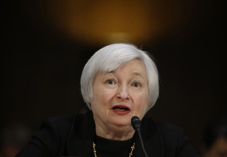 U.S. Federal Reserve Vice Chair Janet Yellen testifies during a Senate Banking Committee confirmation hearing on her nomination to be the ne U.S. Federal Reserve Vice Chair Janet Yellen testifies during a Senate Banking Committee confirmation hearing on her nomination to be the ne