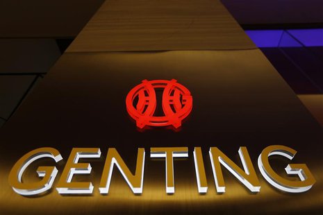 The logo of Genting Malaysia Berhad is seen at Genting Highlands at the state of Pahang outside Kuala Lumpur December 17, 2013. REUTERS/Sams The logo of Genting Malaysia Berhad is seen at Genting Highlands at the state of Pahang outside Kuala Lumpur December 17, 2013. REUTERS/Sams