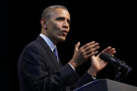 U.S. President Barack Obama speaks about the economy at an event hosted by the Center for American Progress in Washington December 4, 2013. U.S. President Barack Obama speaks about the economy at an event hosted by the Center for American Progress in Washington December 4, 2013.