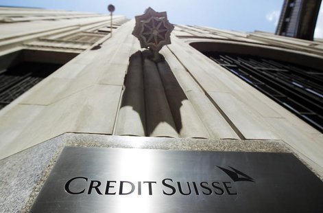 The U.S. headquarters of Swiss bank Credit Suisse is seen in New York City, July 15, 2011. REUTERS/Mike Segar The U.S. headquarters of Swiss bank Credit Suisse is seen in New York City, July 15, 2011. REUTERS/Mike Segar