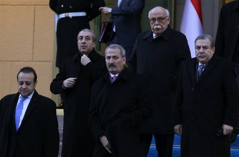 (L-R) Ministers from Turkey's ruling Ak Party (AKP) European Affairs Minister Egemen Bagis, Minister of Agriculture Mehdi Eker, Economy Mini (L-R) Ministers from Turkey's ruling Ak Party (AKP) European Affairs Minister Egemen Bagis, Minister of Agriculture Mehdi Eker, Economy Mini