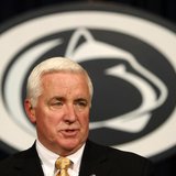 Pennsylvania Governor Tom Corbett makes remarks concerning Penn State University during a news conference near State College, Pennsylvania, Pennsylvania Governor Tom Corbett makes remarks concerning Penn State University during a news conference near State College, Pennsylvania,