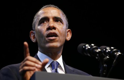 U.S. President Barack Obama speaks about the economy at an event hosted by the Center for American Progress in Washington December 4, 2013. U.S. President Barack Obama speaks about the economy at an event hosted by the Center for American Progress in Washington December 4, 2013.