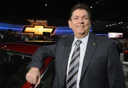 Chris Perry, Vice President of Marketing for Chevrolet and General Motors, poses for a photo at the 2012 Los Angeles Auto Show in Los Angele Chris Perry, Vice President of Marketing for Chevrolet and General Motors, poses for a photo at the 2012 Los Angeles Auto Show in Los Angele