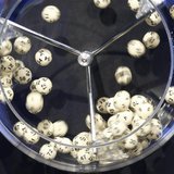 The lottery balls roll around during the lottery drawing for the Mega Millions jackpot, estimated at $636 million, in Atlanta, Georgia Decem The lottery balls roll around during the lottery drawing for the Mega Millions jackpot, estimated at $636 million, in Atlanta, Georgia Decem