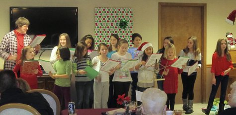 Wilson Elementary School's "Above the Influence" club performs at Meadow View Manor Nursing Home. Wilson Elementary School's "Above the Influence" club performs at Meadow View Manor Nursing Home.