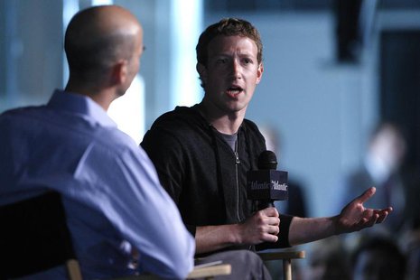 Facebook CEO Mark Zuckerberg (R) speaks during an onstage interview with James Bennet (L) of the Atlantic Magazine in Washington, September Facebook CEO Mark Zuckerberg (R) speaks during an onstage interview with James Bennet (L) of the Atlantic Magazine in Washington, September