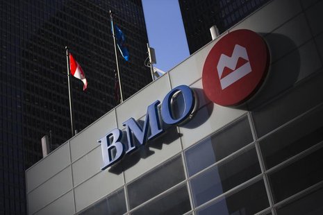 The logo for the Bank of Montreal is seen at its branch Toronto, March 5, 2013. REUTERS/Mark Blinch The logo for the Bank of Montreal is seen at its branch Toronto, March 5, 2013. REUTERS/Mark Blinch