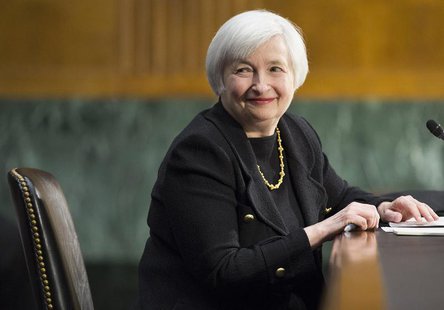 U.S. Federal Reserve Vice Chair Janet Yellen testifies during a Senate Banking Committee confirmation hearing on her nomination to be the ne U.S. Federal Reserve Vice Chair Janet Yellen testifies during a Senate Banking Committee confirmation hearing on her nomination to be the ne