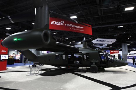 A full-sized representation of the Bell Helicopter V-280 Valor sits on display at the 2013 AUSA Annual Meeting and Exposition in Washington A full-sized representation of the Bell Helicopter V-280 Valor sits on display at the 2013 AUSA Annual Meeting and Exposition in Washington