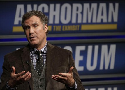 Actor Will Ferrell speaks while being interviewed by Washington Post film critic Ann Hornaday (not pictured) at the Newseum during an event Actor Will Ferrell speaks while being interviewed by Washington Post film critic Ann Hornaday (not pictured) at the Newseum during an event