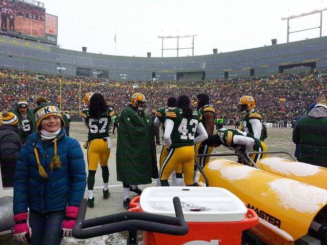 On the sidelines vs. Atlanta