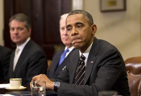 U.S. President Barack Obama meets with newly-elected mayors about job creation in the Roosevelt Room at the White House in Washington, Decem U.S. President Barack Obama meets with newly-elected mayors about job creation in the Roosevelt Room at the White House in Washington, Decem