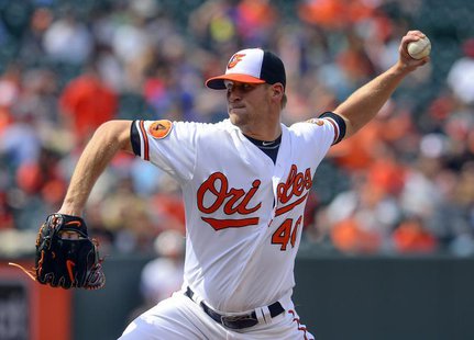 Baltimore Orioles relief pitcher Troy Patton throws against the Toronto Blue Jays during the tenth inning of their MLB American League baseb Baltimore Orioles relief pitcher Troy Patton throws against the Toronto Blue Jays during the tenth inning of their MLB American League baseb