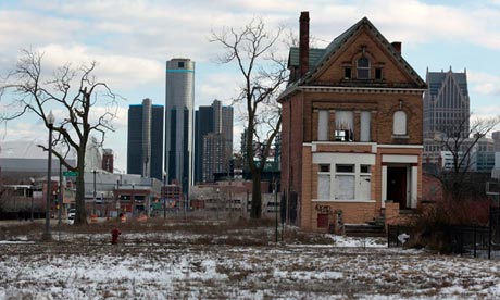 Lacking resources to live in larger urban centres, young people are investing in Detroit homes. Photograph: Rebecca Cook/Reuters Lacking resources to live in larger urban centres, young people are investing in Detroit homes. Photograph: Rebecca Cook/Reuters