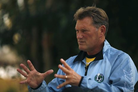 Former England soccer manager and Glenn Hoddle Academy founder Glenn Hoddle gestures during an interview with Reuters at the Academy in Jere Former England soccer manager and Glenn Hoddle Academy founder Glenn Hoddle gestures during an interview with Reuters at the Academy in Jere