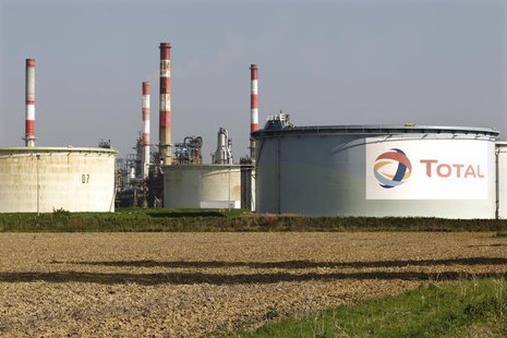General view of the French oil giant Total refinery of Grandpuits, southeast of Paris, October 13, 2010. REUTERS/Charles Platiau General view of the French oil giant Total refinery of Grandpuits, southeast of Paris, October 13, 2010. REUTERS/Charles Platiau