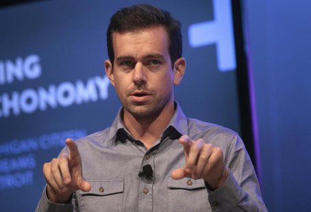 Jack Dorsey, chairman of Twitter and CEO of Square, takes part in the Techonomy Detroit panel discussion held at Wayne State University in D Jack Dorsey, chairman of Twitter and CEO of Square, takes part in the Techonomy Detroit panel discussion held at Wayne State University in D