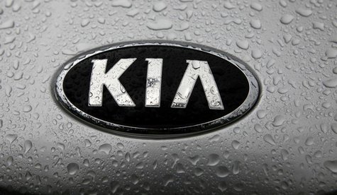 A view shows the logo of a Kia car in its factory in Zilina, 200 kilometres north of Bratislava October 3, 2012. REUTERS/Petr Josek A view shows the logo of a Kia car in its factory in Zilina, 200 kilometres north of Bratislava October 3, 2012. REUTERS/Petr Josek