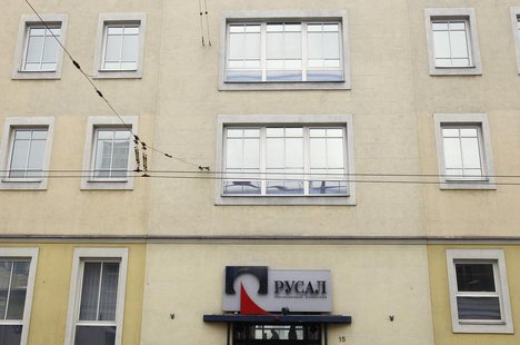 An exterior view shows an office of RUSAL company in Moscow March 19, 2012. REUTERS/Denis Sinyakov An exterior view shows an office of RUSAL company in Moscow March 19, 2012. REUTERS/Denis Sinyakov