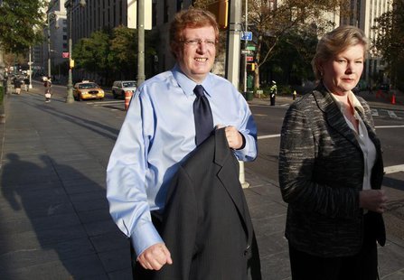 British financier Guy Hands arrives at Manhattan Federal Court in New York October 20, 2010. REUTERS/Brendan McDermid British financier Guy Hands arrives at Manhattan Federal Court in New York October 20, 2010. REUTERS/Brendan McDermid