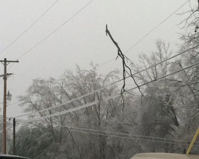 Stay away from this scene, says Consumers Energy officials (photo courtesy Consumers Energy) Stay away from this scene, says Consumers Energy officials (photo courtesy Consumers Energy)