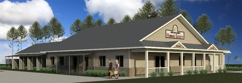 An artist's rendering of the new Lincoln County Humane Society building An artist's rendering of the new Lincoln County Humane Society building