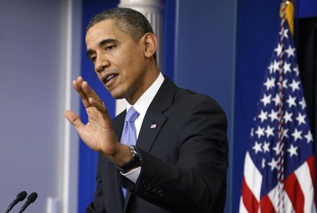 U.S. President Barack Obama addresses his year-end news conference in the White House briefing room in Washington, December 20, 2013. REUTER U.S. President Barack Obama addresses his year-end news conference in the White House briefing room in Washington, December 20, 2013. REUTER