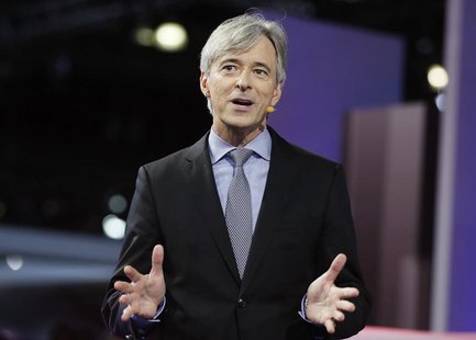John Krafcik, president and CEO of Hyundai America introduces the company's new cars during the 2013 Los Angeles Auto Show in Los Angeles No John Krafcik, president and CEO of Hyundai America introduces the company's new cars during the 2013 Los Angeles Auto Show in Los Angeles No