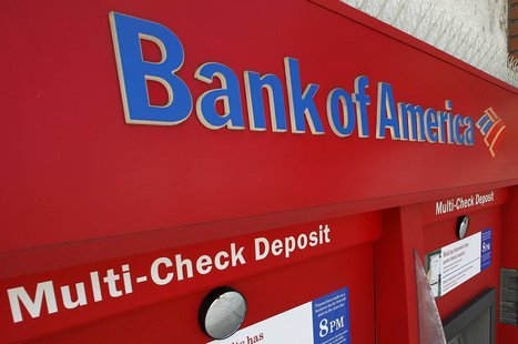 An ATM machine at a Bank of America office is pictured in Burbank, California August 19, 2011. REUTERS/Fred Prouser An ATM machine at a Bank of America office is pictured in Burbank, California August 19, 2011. REUTERS/Fred Prouser