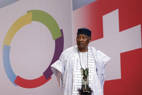 President of Mali Amadou Toumani Toure looks on before the family picture at the 13th Francophone Summit in Montreux October 23, 2010. REUTE President of Mali Amadou Toumani Toure looks on before the family picture at the 13th Francophone Summit in Montreux October 23, 2010. REUTE