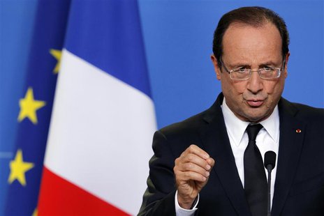 France's President Francois Hollande speaks at a news conference at the end of the first session of a two-day European Union (EU) leaders su France's President Francois Hollande speaks at a news conference at the end of the first session of a two-day European Union (EU) leaders su