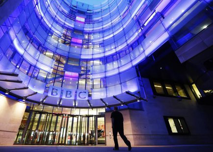 A man enters BBC New Broadcasting House in London November 11, 2012. REUTERS/Luke MacGregor A man enters BBC New Broadcasting House in London November 11, 2012. REUTERS/Luke MacGregor