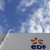 The logo of French state-owned electricity company EDF is seen on the France's oldest nuclear power station of Fessenheim, November 14, 2013 The logo of French state-owned electricity company EDF is seen on the France's oldest nuclear power station of Fessenheim, November 14, 2013
