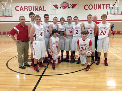 Coldwater won the JV boys division of the 5th Annual Cardinal Holiday Hoops Tournament. Coldwater won the JV boys division of the 5th Annual Cardinal Holiday Hoops Tournament.