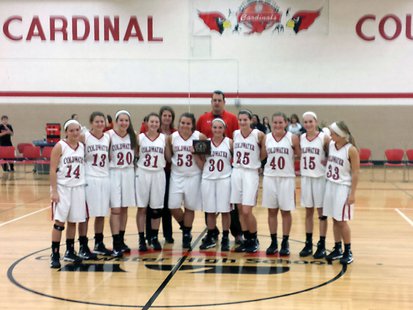 Coldwater won the JV girls division of the 5th Annual Cardinal Holiday Hoops Tournament. (Photo credit: Mike Eddy) Coldwater won the JV girls division of the 5th Annual Cardinal Holiday Hoops Tournament. (Photo credit: Mike Eddy)