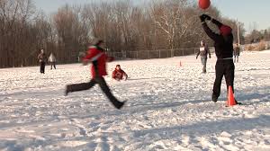 Winter kickball Winter kickball