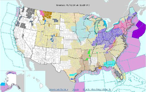 Forecasters say this powerful storm will stretch from the Midwest into the mid-Atlantic states and New England on Thursday and Friday. (NOAA.Gov) Forecasters say this powerful storm will stretch from the Midwest into the mid-Atlantic states and New England on Thursday and Friday. (NOAA.Gov)