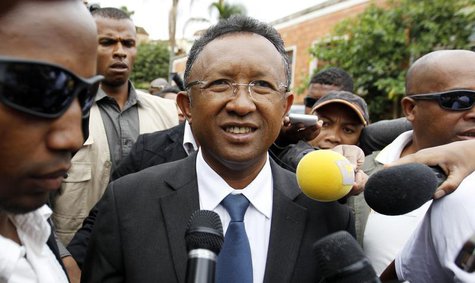 Madagascar's presidential candidate Hery Rajaonarimampianina arrives to cast his ballot at a polling centre in Tsimbazaza area of Madagascar Madagascar's presidential candidate Hery Rajaonarimampianina arrives to cast his ballot at a polling centre in Tsimbazaza area of Madagascar